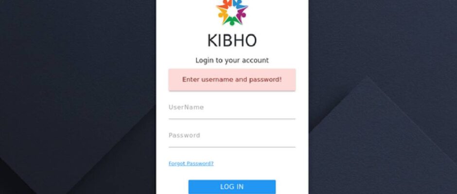 Kibho Login