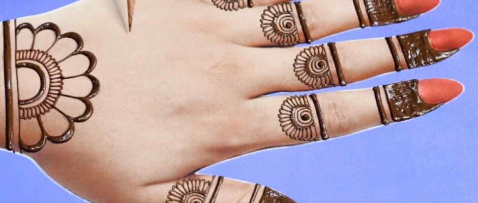 About Some Simple Back Side Mehndi Design