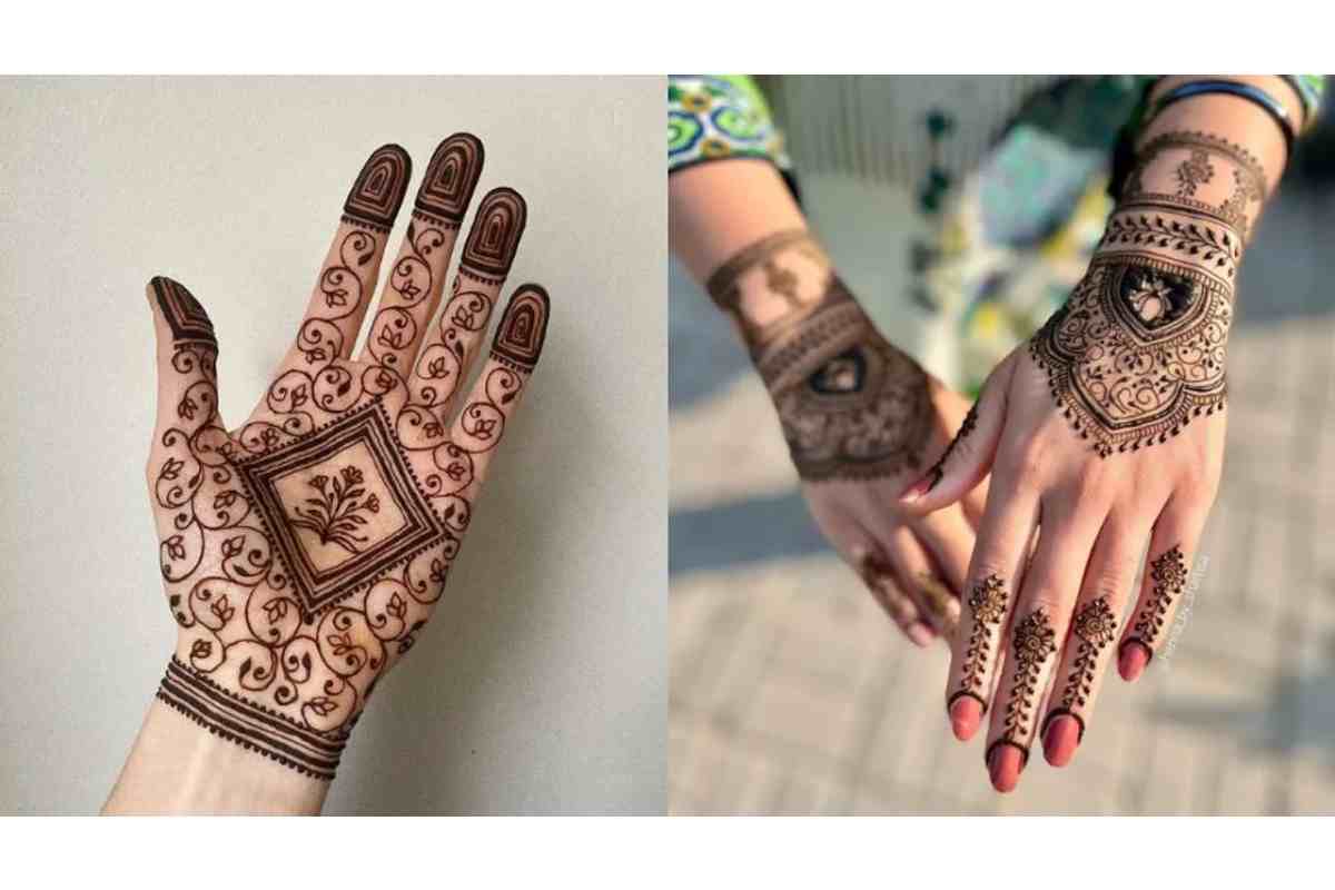 Geometric and Contemporary Designs mehndi