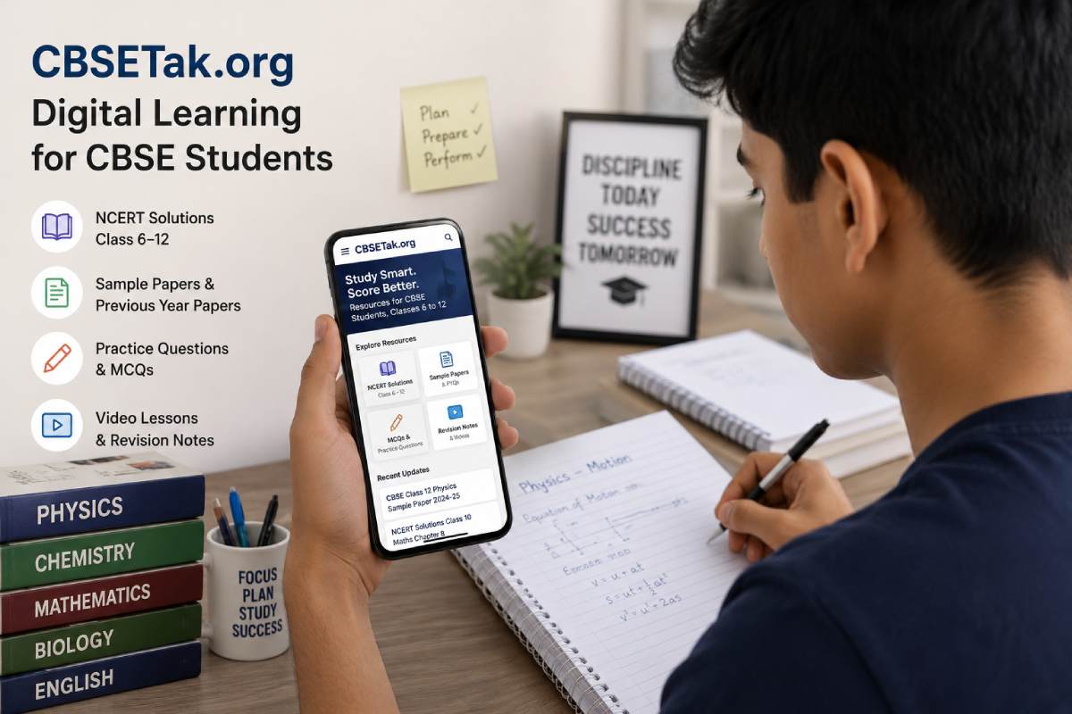 CBSETAK Org India: CBSE Learning Resources, Exam Updates & Student Platform Guide