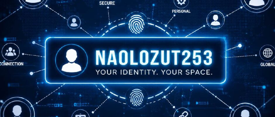 abstract digital identity illustration showing a glowing username in a network of connected profiles