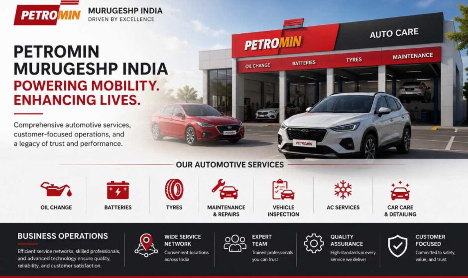 petromin murugeshp india automotive services business operations brand overview