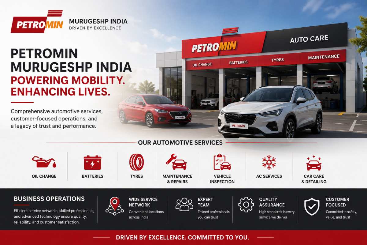 Petromin MurugeshP India: Automotive Services, Business Operations