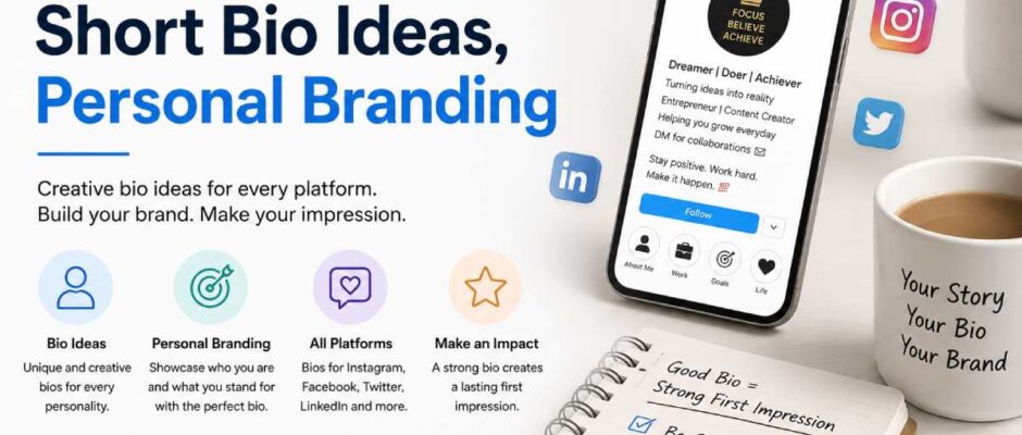 shortbioideas com india social media bio ideas personal branding