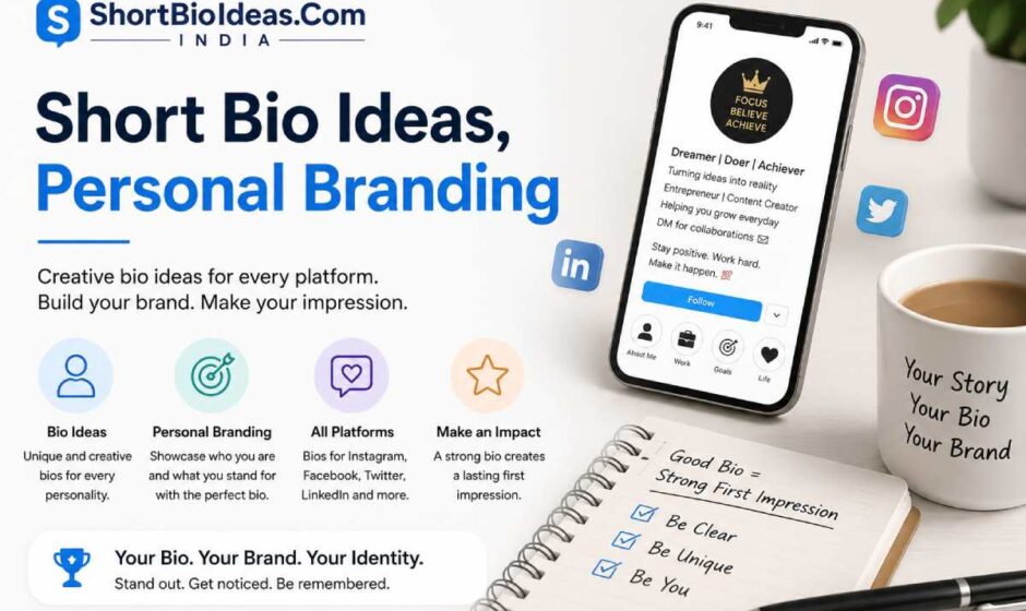 shortbioideas com india social media bio ideas personal branding