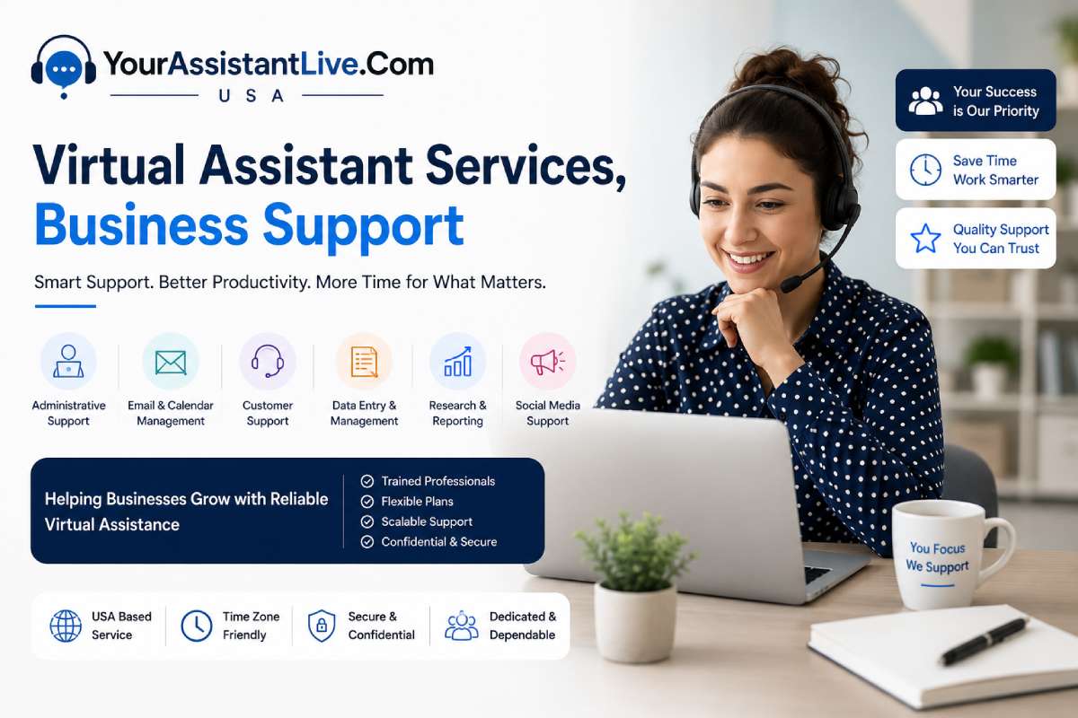 YourAssistantLive Com USA: Virtual Assistant Services, Business Support