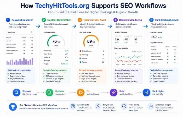 How TechyHitTools.org Supports SEO Workflows