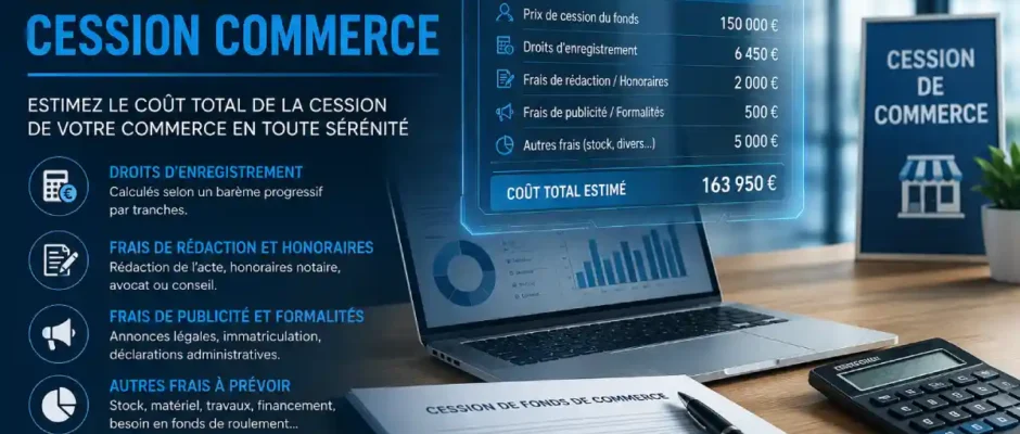 calcul frais cession commerce list-company.com